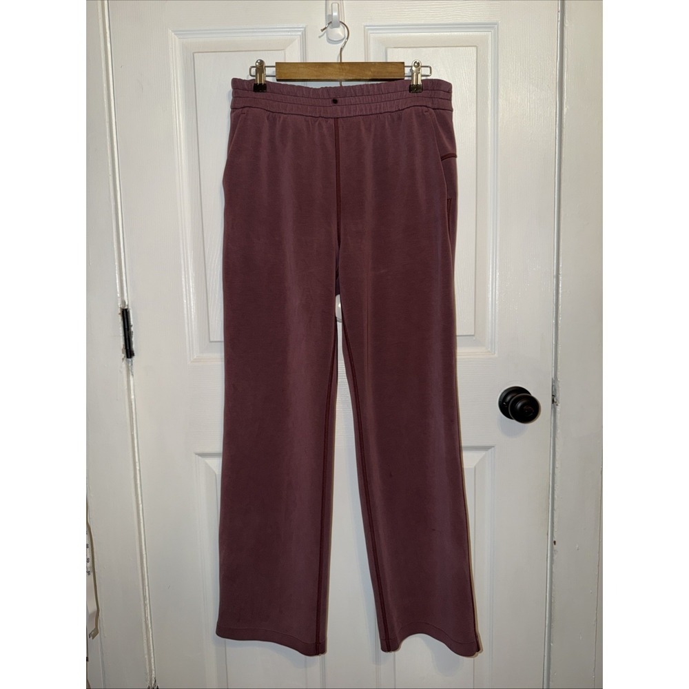 Lululemon Softstreme High Rise Pant Womens 10‎ Merlot Red  Sweatpants LW5EGTS